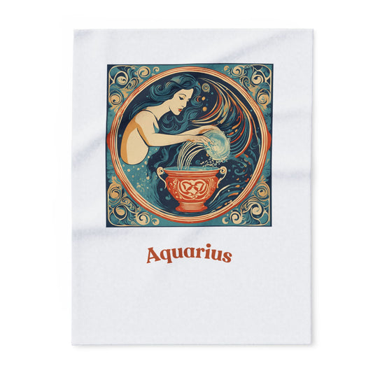 Aquarius Fleece Blanket