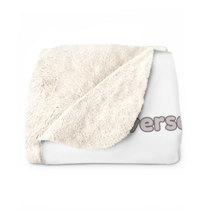 Reverse Cowgirl Sherpa Fleece Blanket